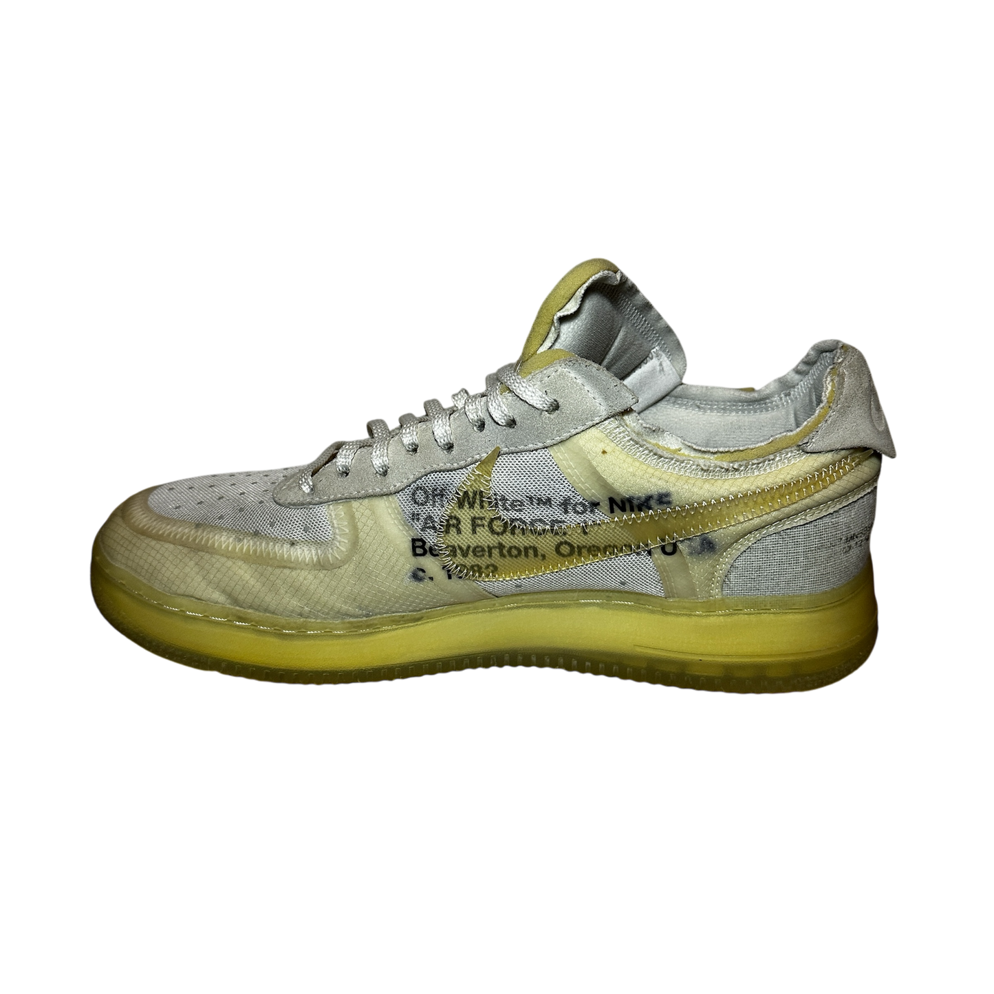 NIKE AIR FORCE 1 LOW OFF-WHITE WHITE (HASZNÁLT)