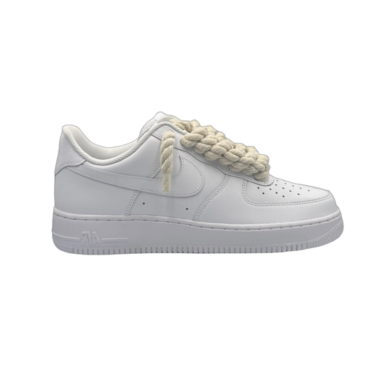 NIKE AIR FORCE 1 ROPE LACES BEIGE