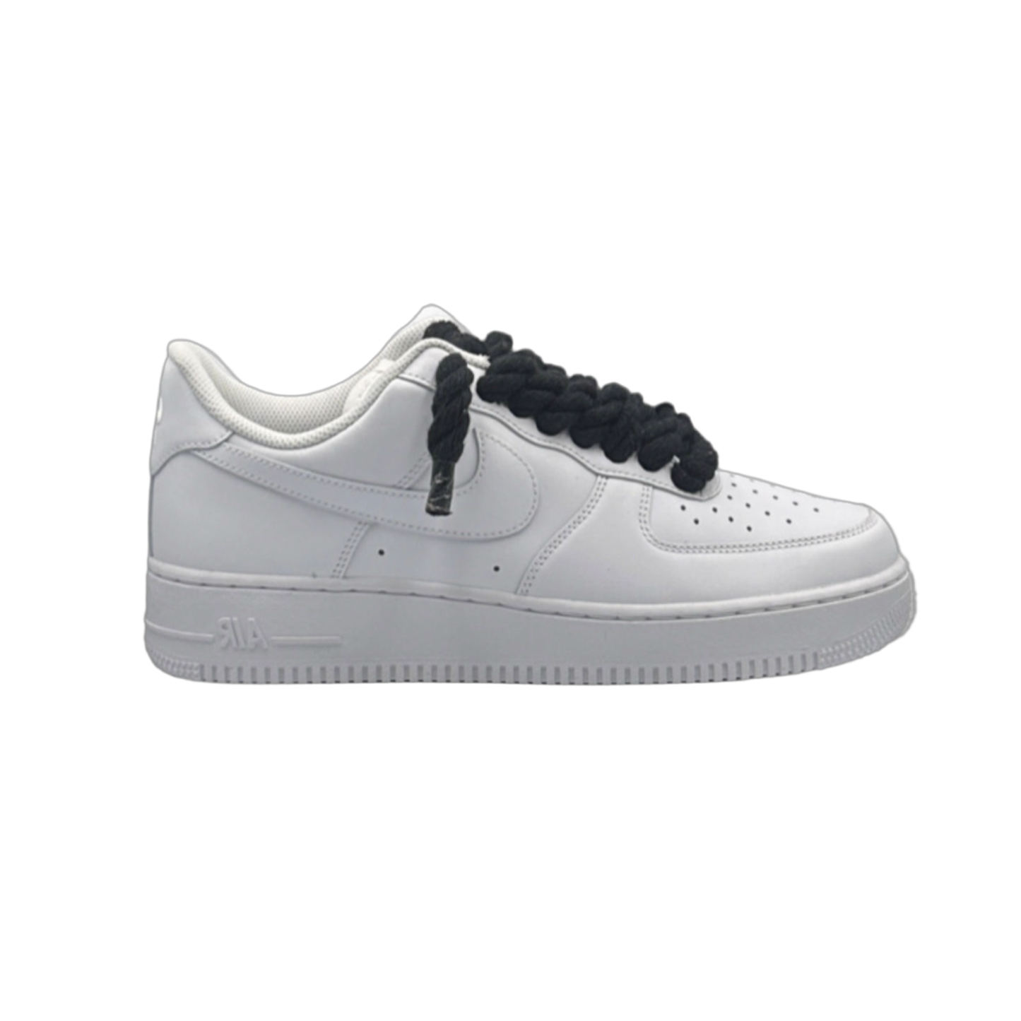 NIKE AIR FORCE 1 ROPE LACES BLACK